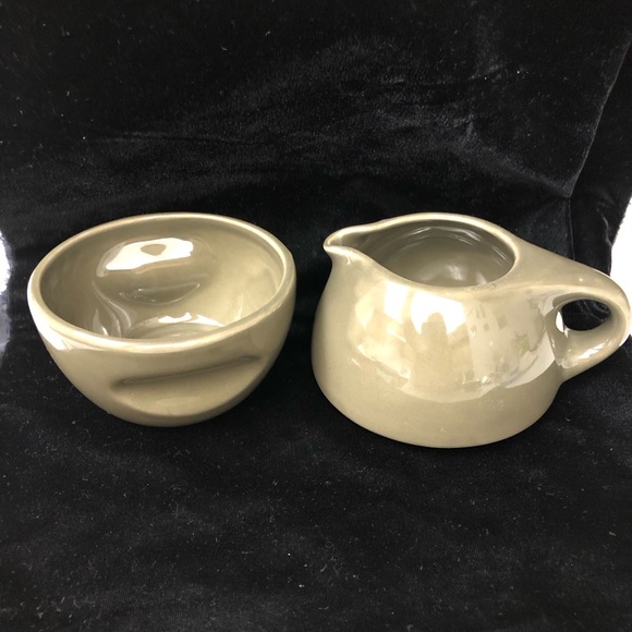 Russell Wright Charcoal Gray Stackable Sugar/Creamer NEW - Picture 5 of 12